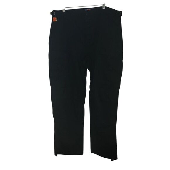 Empyre Black Cargo Pants with Cropped Style - Picture 1 of 8